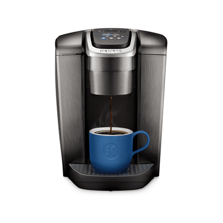 Restored Keurig K-Elite Single-Serve K-Cup Pod Coffee Maker, Brushed Slate (Refurbished)