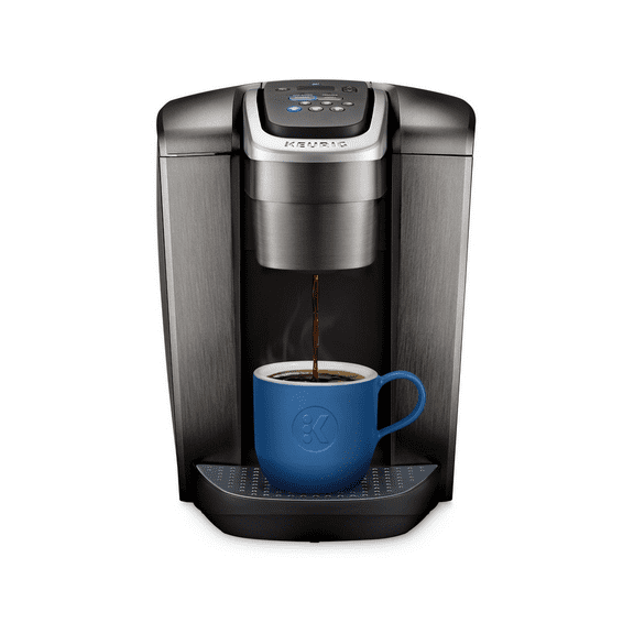 Restored Keurig K-Elite Single-Serve K-Cup Pod Coffee Maker, Brushed Slate (Refurbished)