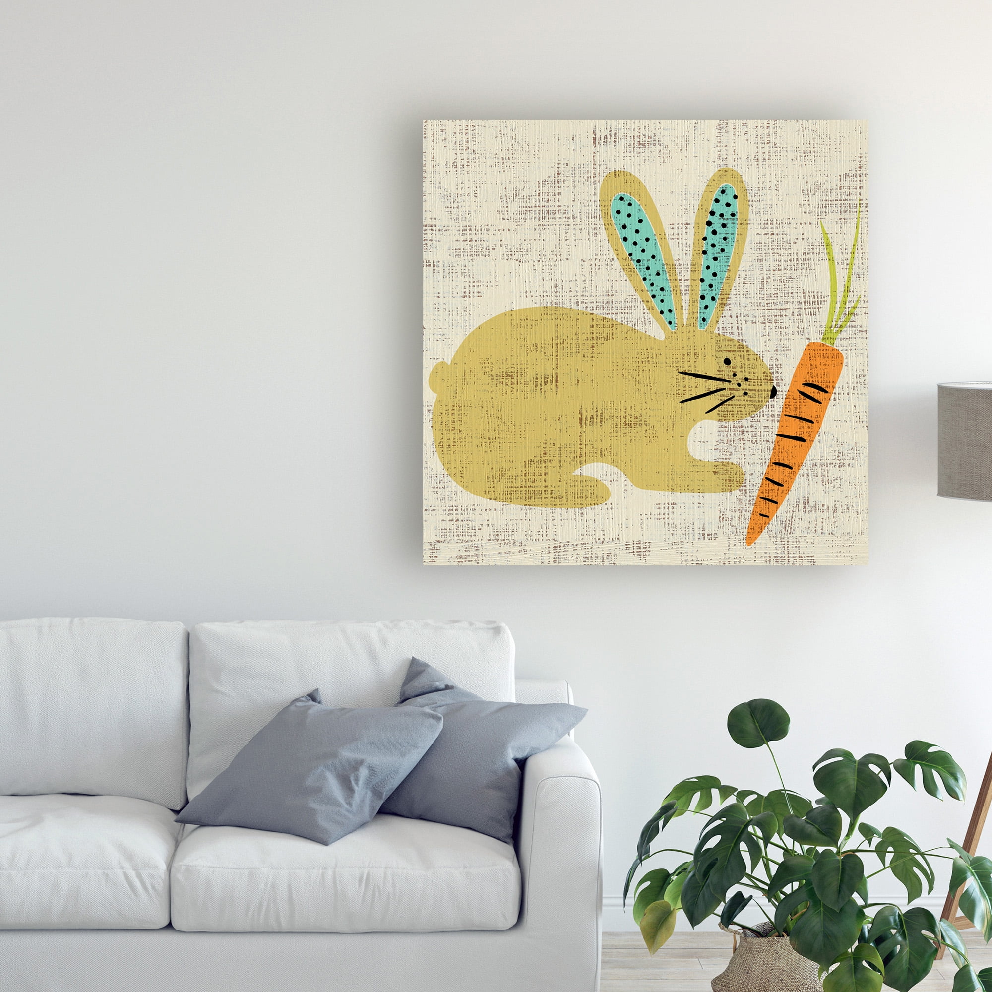 Trademark Fine Art 'Adas Bunny' Canvas Art by Chariklia Zarris