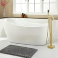 thumbnail image 5 of Freestanding Tub Faucet, Bathtub Faucet Floor Mounted, Bathroom Faucets with Adjustable Hand Shower for Home Bathroom Bathtub Shower, 5 of 9