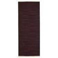 thumbnail image 3 of Rugsotic Carpets Eco-Friendly Woven Hand Woven Kilim Flat Weave Plum Solid Area Rug, 3'x13' Runner, Antimicrobial, 3 of 5