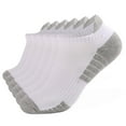 thumbnail image 2 of ERTUTUYI Men And Women Running Socks 6 Pairs Breathable Low Cut Sports Socks With Cushioning Ankle Socks White, 2 of 4