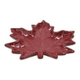 thumbnail image 3 of Plateau de service en céramique Harvest 7 pouces, motif feuille d'érable rouge, pour la vaisselle de Thanksgiving, par Façon de célébrer, 3 of 5