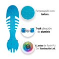thumbnail image 2 of Patineta Waveboard Esqueletón Set Azul Con Casco LAVIGA Protecciones Plástico Alta Resistencia, 2 of 5