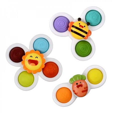 

Jandel Rotating Flowers Baby Dining Table Building Blocks Suction Cup Transfer Music Baby Children Finger Tidini Toys Three New