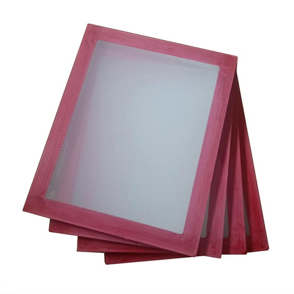 Qomolangma 6 Pcs - 23" x 31" Aluminum Screen Printing Screens With 160 White Mesh Count (Tubing: 1.5" x 1.5")