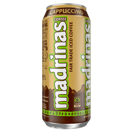 Madrinas Cappuccino Fair Trade Cold Brew Coffee, 15 Fl. Oz.