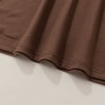 thumbnail image 2 of Wensltd Women Solid Color V Neck Tank Top With Built In Bra Summer Short Sleeve Pajama Tops Breathable Lightweight Casual Daily Layering Top Brown, 2 of 9
