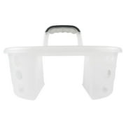 Mainstays Portable Shower Caddy Frosty Plastic