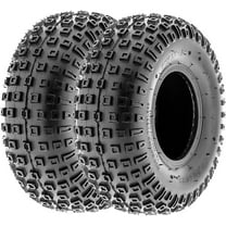 SunF ATV/UTV Quad Mini Bike Loose Terrain Lawn Mower Tire 145/70x6 145/70-6(14x6-6) 6 PR Tubeless A011 (Set of 2)