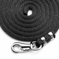 thumbnail image 2 of Poly Lead Rope - Bull Snap Color: Black, 2 of 2