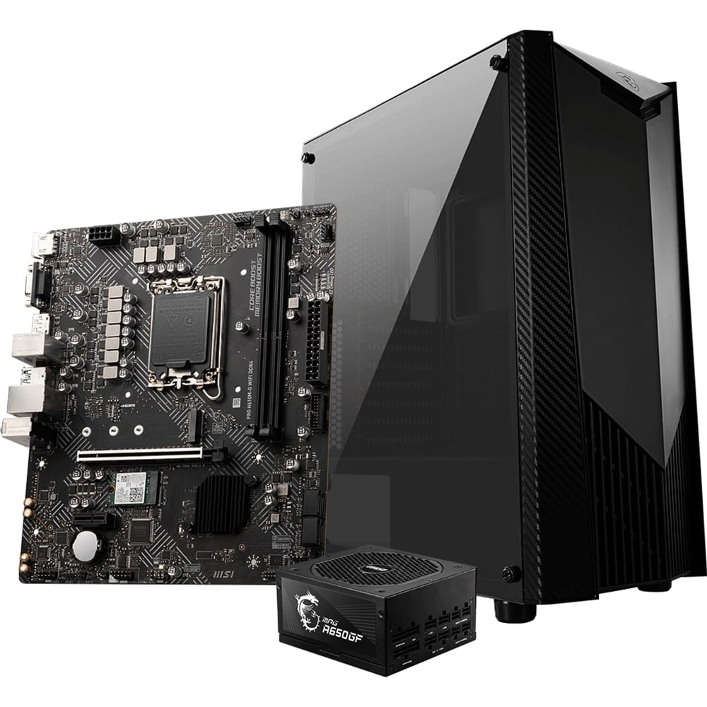 MSI PRO H610M-G WIFI DDR4 Gaming Desktop Motherboard, Intel H610, LGA-1700