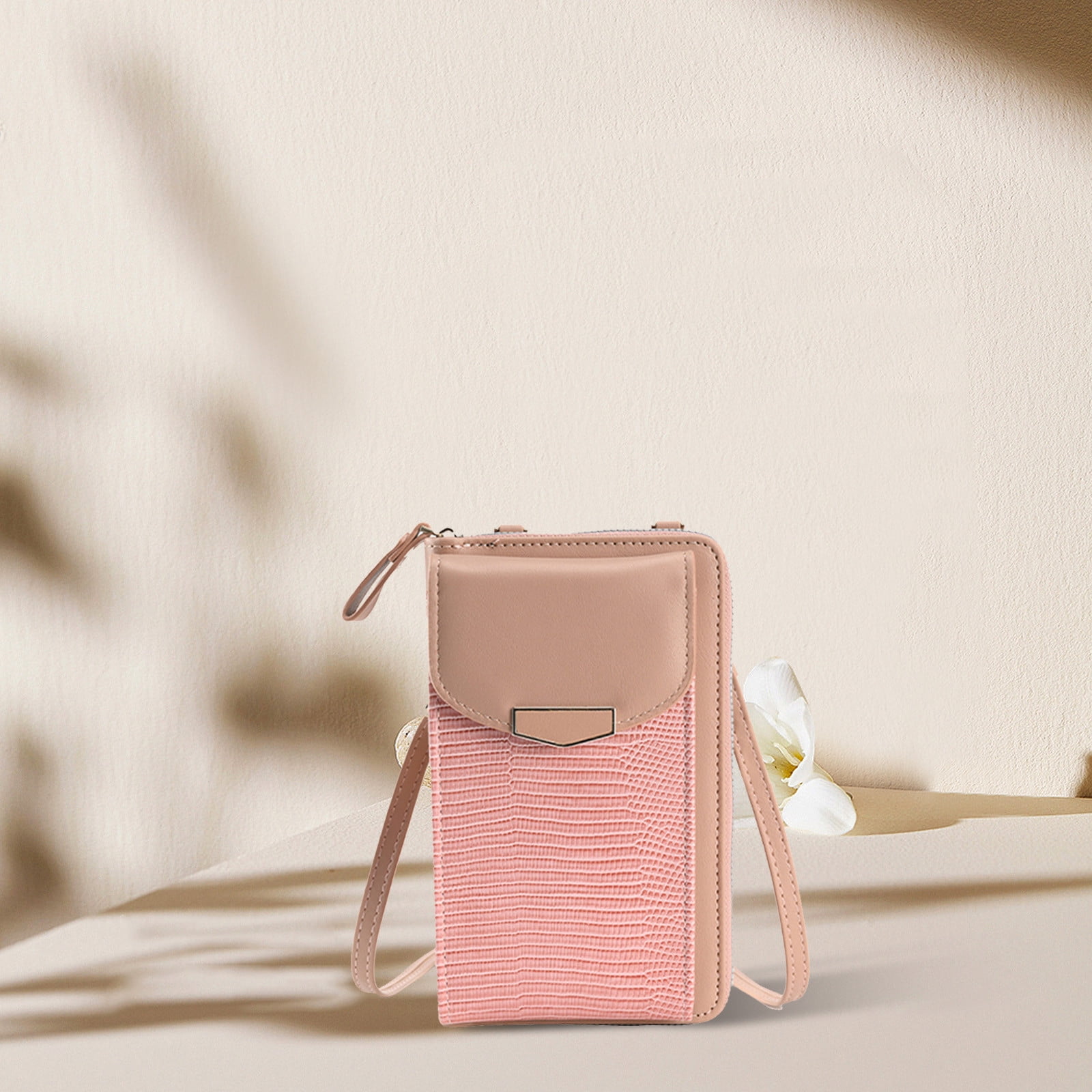 TopLLC Storage Bins Small Crossbody Bag Cell Phone Purse Wallet With Credit Card Slots For Women Storage Bags