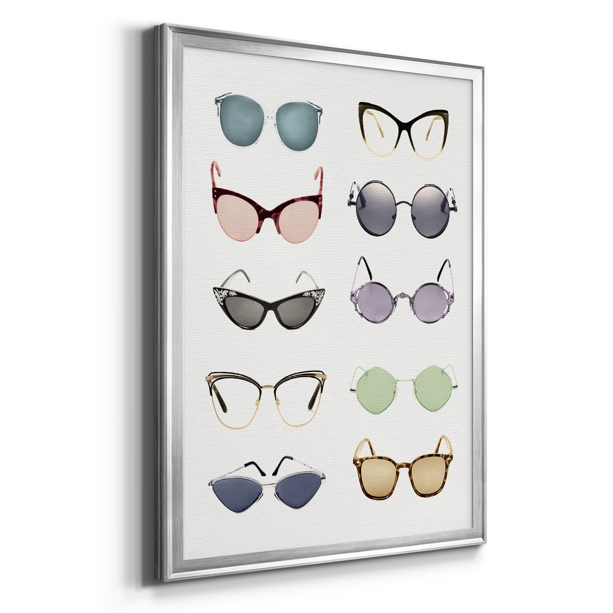 Vintage Glasses I Premium Classic Framed Print - Ready to Hang