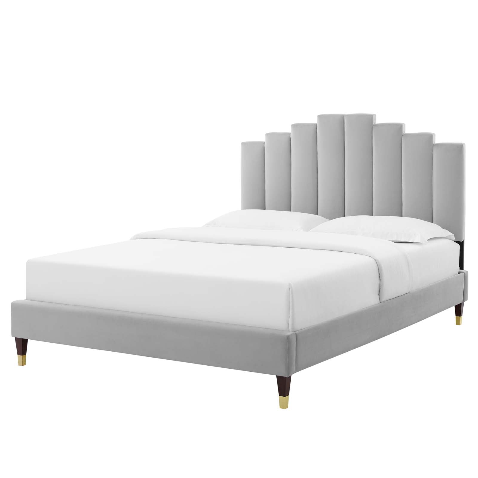 platform-bed-frame-queen-size-velvet-light-grey-gray-modern-contemporary-urban-design