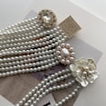 thumbnail image 3 of Versión de la cadena de cintura de perlas para mujer, cinturón de moda para vestido, decoración de diamantes de imitación, cintura elástica con cuentas, accesorio elegante para vestido, 3 of 5