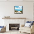 thumbnail image 3 of Stupell Industries Sand & Sea Landscape Nature Painting Black Framed Art Print Wall Art, 24 x 24, 3 of 9