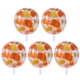 thumbnail image 1 of KAKOWELY 5 globos de aluminio con diseño de hoja de arce para decoración de fiestas., 1 of 5