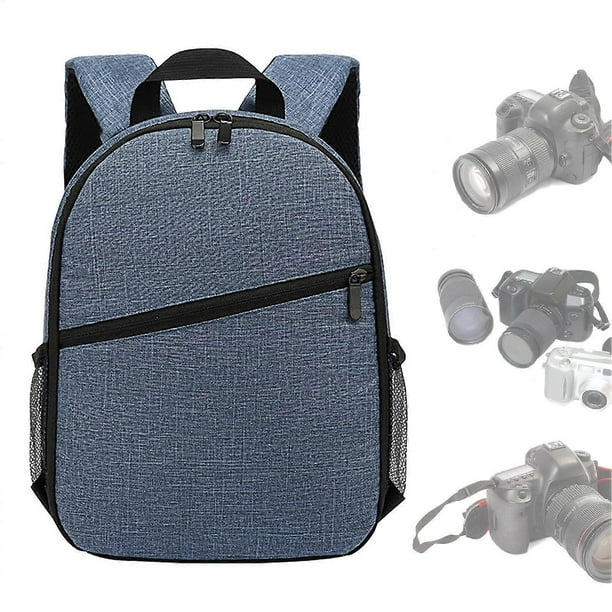 Camera Backpack Waterproof Large Camera Bags for Photographers DSLR Backpack, Travel Backpack for Camera in Blue
