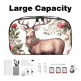 thumbnail image 3 of Christmas Travel Organizer Waterproof Oxford Cloth Storage Pouch for Small Electronics, Hard Drive, and Cable Bag, 3 of 6