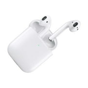 Restored Apple, MV7N2AM/A-R, AirPods with Charging Case 2nd Gen, Bluetooth, Microphone Included, Wireless, True Wireless, White, 1, 1