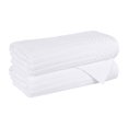 thumbnail image 2 of Superior Soho Ribbed Cotton Absorbent Bath Towel Set of 2, White, 2 of 9