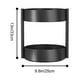 thumbnail image 3 of Bandeja giratoria de 360 grados de acero al carbono de 2 niveles Lazy Susan para mesa de comedor, encimeras y gabinetes de cocina, organizador de especias, bandeja giratoria de metal., 3 of 8