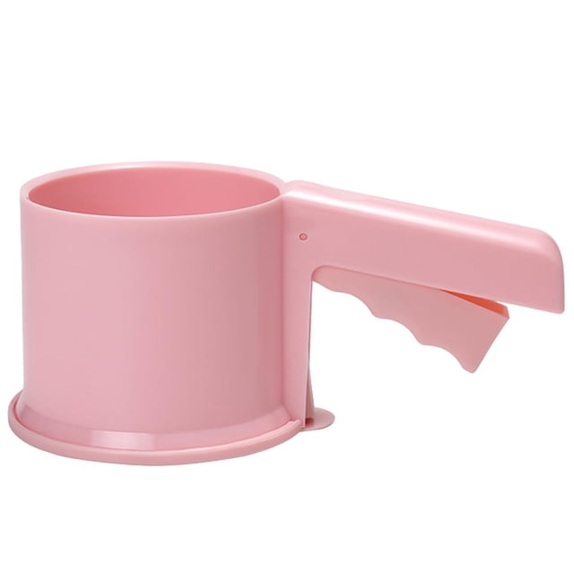 Matsuzay Tamiz de cocina de 350ml, taza de presión manual semiautomática, tamiz de azúcar en polvo, tamiz de harina con tapa, accesorio para hornear Utensilios de cocina Matsuzay HA019507-00