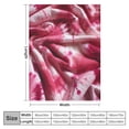 thumbnail image 4 of PIKWEEK Soft Blankets Fleece Soft Fuzzy Throw Blanket Pink Warm Throw Blanket for Bed, 4 of 6