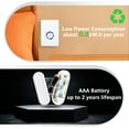 thumbnail image 5 of Door Chime, GreenCycle Magnetic Sensor Wireless Door Chime Bell, Wireless Door Open Contact Sensor Alarm Chime with 600FT Range 48 Chimes 5 Volume Levels Night Light Function IP66 Waterproof, 5 of 10