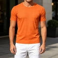 thumbnail image 7 of Luvrsol T-Shirts for Man Big & Tall Solid Crew Neck Basic Short Sleeve Tee Soft Casual Summer Tops S-5XL, 7 of 7