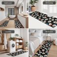 thumbnail image 5 of Black Cartoon Skull Pattern Kitchen Rugs Sets Of 3,Kitchen Runner Rugs Non Skid Washable,Decorative Kitchen Floor Mats for Kitchen,Sink,Laundry,17"x30"+ 17"x47" + 17"x59", 5 of 6