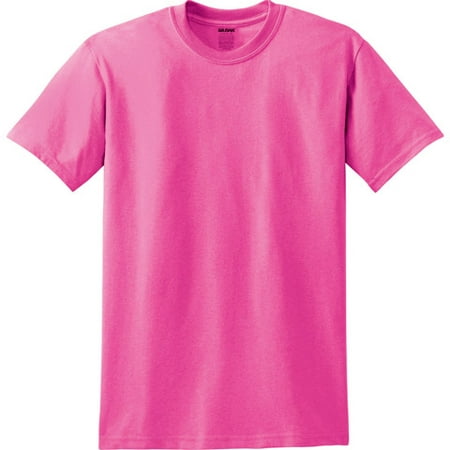 Gildan - Gildan Safety Pink Short Sleeve Crew T-Shirt, 1 Each - Walmart.com