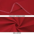 thumbnail image 5 of PiccoCasa Cotton Body Pillow Case Zippered Long Pillow Cover 1 Pc Queen Red 20" x 54", 5 of 7