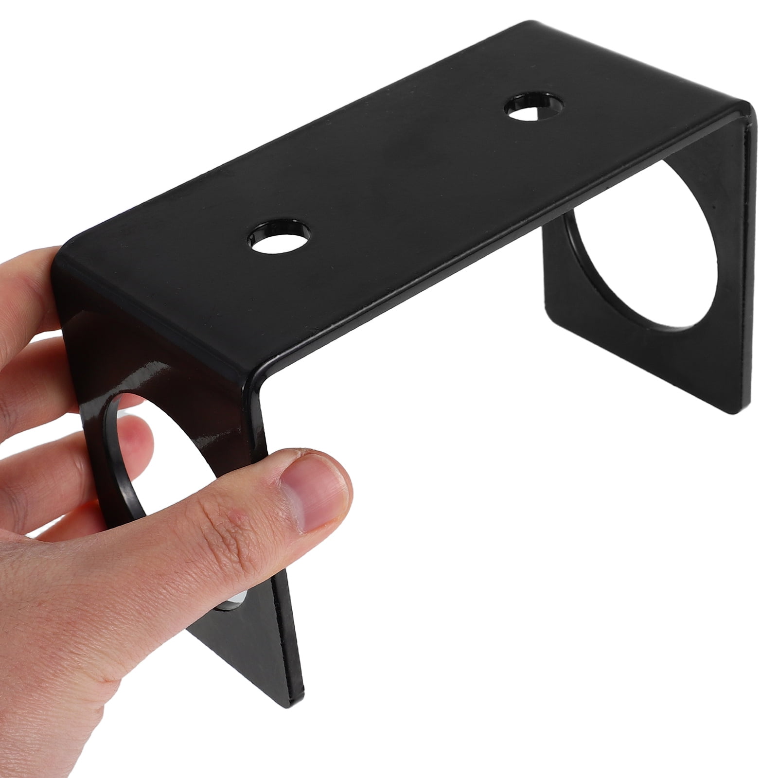 ETHZZLE Vertical Barbell Holder Wall Mount Steel Black for Fitness Enthusiasts Home Workout 1Pcs