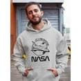 thumbnail image 2 of NASA Nasa Black And White Adventure Hoodie Men -NASA Designs, Male Small, 2 of 4