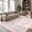 Pink, variant on Lahome Decor 8'x10' Area Rug, Floral Washable Rugs for Living Room, Non Slip Soft Ultra-Thin Indoor Decor Elegant Carpet Vintage Flower Rug Indoor for Bedroom Dining Room Pink