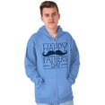 thumbnail image 5 of Happy Father's Day Dad Mustache Zip Hoodie Sweatshirt Men Brisco Brands S, 5 of 6