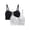 Tie Dye/Black, variant on Girls' Seamless Recycled Molded Longline Bra, 2-pack, Sizes XS-2XL