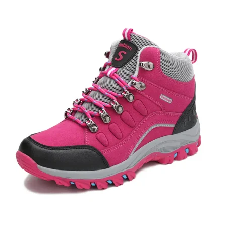

Women‘s Outdoor Hiking Shoes High Top Lace Up Sneakers Women‘s Footwear