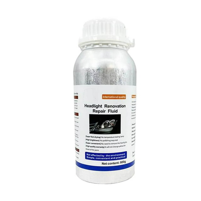 EGNMCR Auto Headlight Repair And Refurbishment Kit High Efficiency Yellow Brightener Coating Maintenance Solution 600ml/pcs retrieval solution