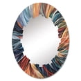 thumbnail image 2 of DESIGN ART Designart "Spiral Symphony III" Abstract Spirals Modern Wall Mirror 24in.x36in., 2 of 4