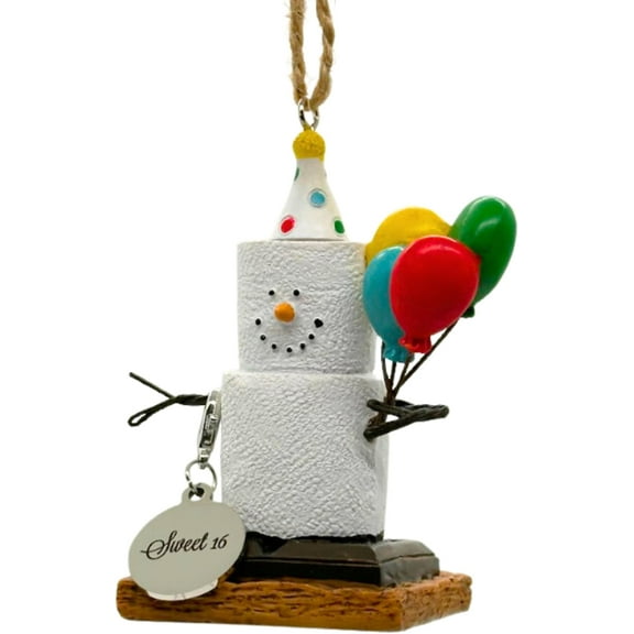 Elskandi Happy Birthday Sweet 16 Ornament