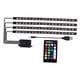 thumbnail image 3 of Tira de luces para coche de 72 luces con control por aplicación, regalo musical, luces interiores universales para debajo del tablero, kit de iluminación para mujeres y hombres 5V, 3 of 7