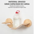 thumbnail image 4 of Repisas para gatos pared juego de 6 piezas muebles para gatos montados en la pared con puente escalones y rascador, 4 of 8