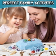 Piano Potato Gems Dig Kit for Kids, STEM Science Toy with 12 Genuine Gemstones - Archaeology Excavation Kit Includes Keychain & Display Stand, Educational Gift for Boys & Girls Ages 6+