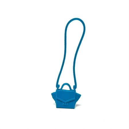 Barbie Fashion Turquoise Blue Plastic Crossbody Doll Purse
