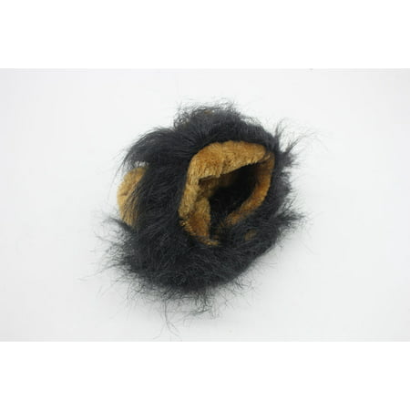 Furry Pet Hat Costume Lion Mane Wig For Cat Halloween Dress Up With Ears Party