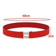 thumbnail image 3 of Bunblic Ceinture Élastique pour Femmes Ceinture de Robe Décontractée Durable Simple Décoration de Vêtements Ceinture Cintrée pour Rendez-Vous Cadeau d'Anniversaire Rue Rouge, 3 of 8