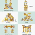 thumbnail image 3 of Vogacara Juego de bloques de construcción Juguete para padres e hijos Apilamiento Juego alto Bloque de construcción de equilibrio para niños Juguetes Educativos marrón amarillo y blanco Vogacara FN003379-01, 3 of 6